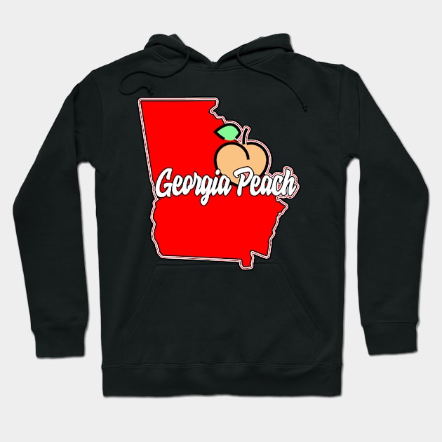 Georgia Peach Hoodie by MonkeyLogick